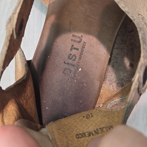 Bed Stu Women Boho Hobo Leather Sandals Flats Shoes Sz 10 - Picture 13 of 14